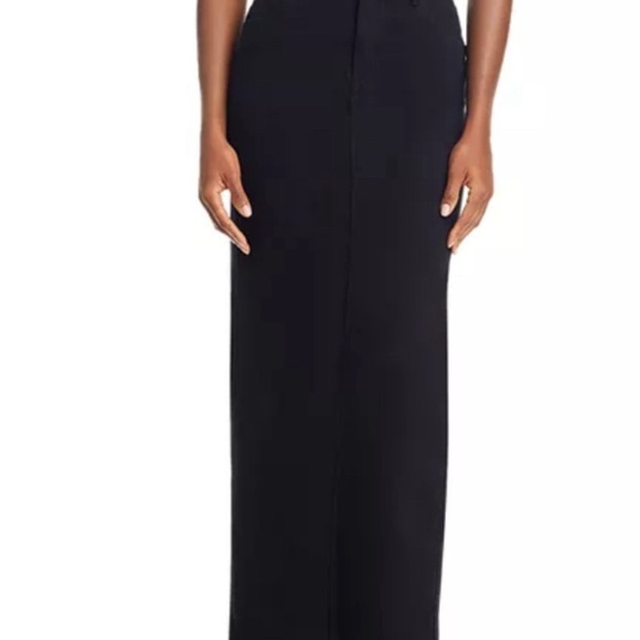 Mother women’s skirt maxi Sz 31 The Flagpole stretch cotton NWT black - Picture 2 of 7